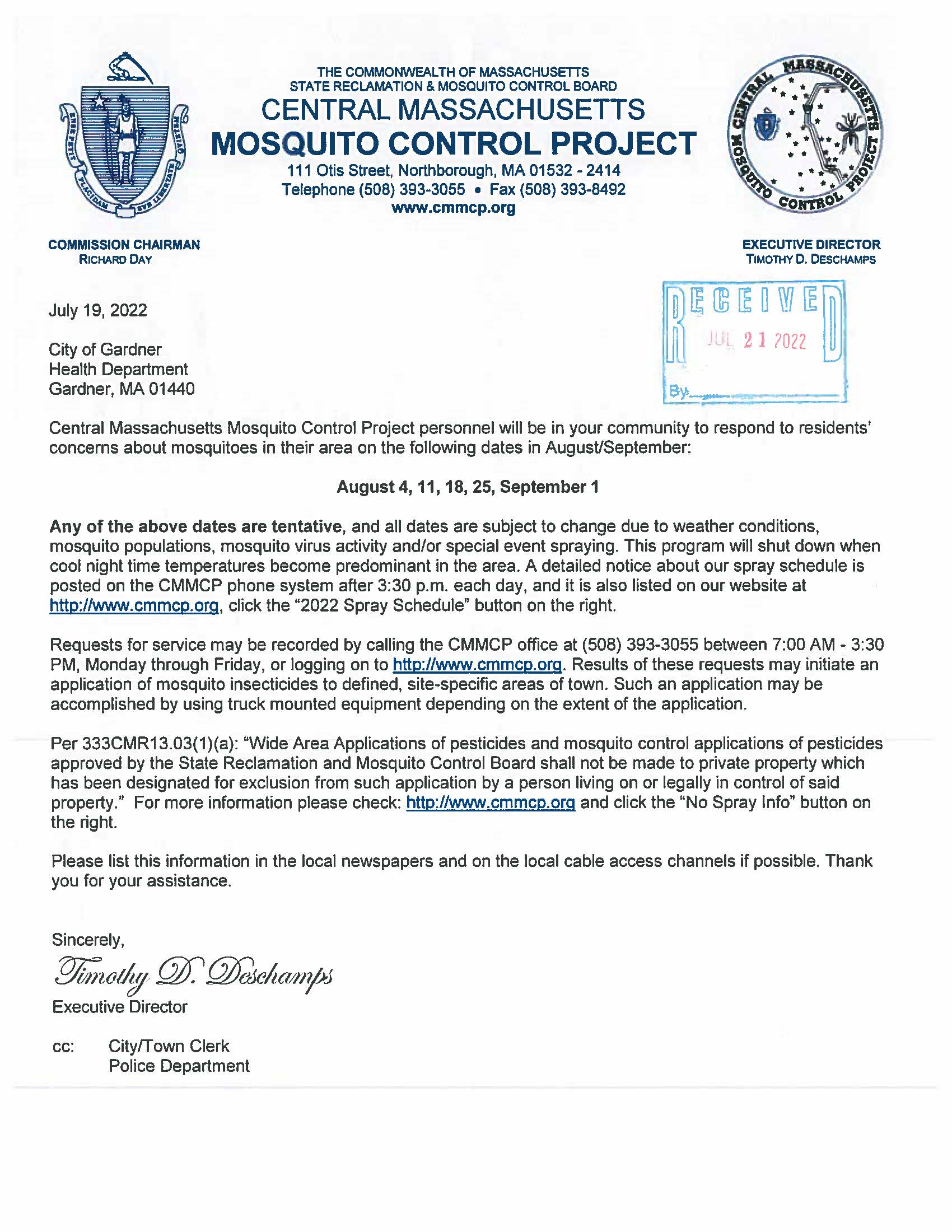 Mosquito Control Project